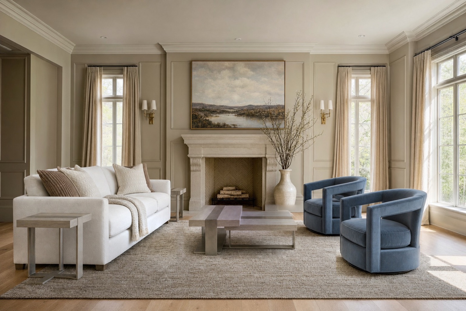 The rendered room