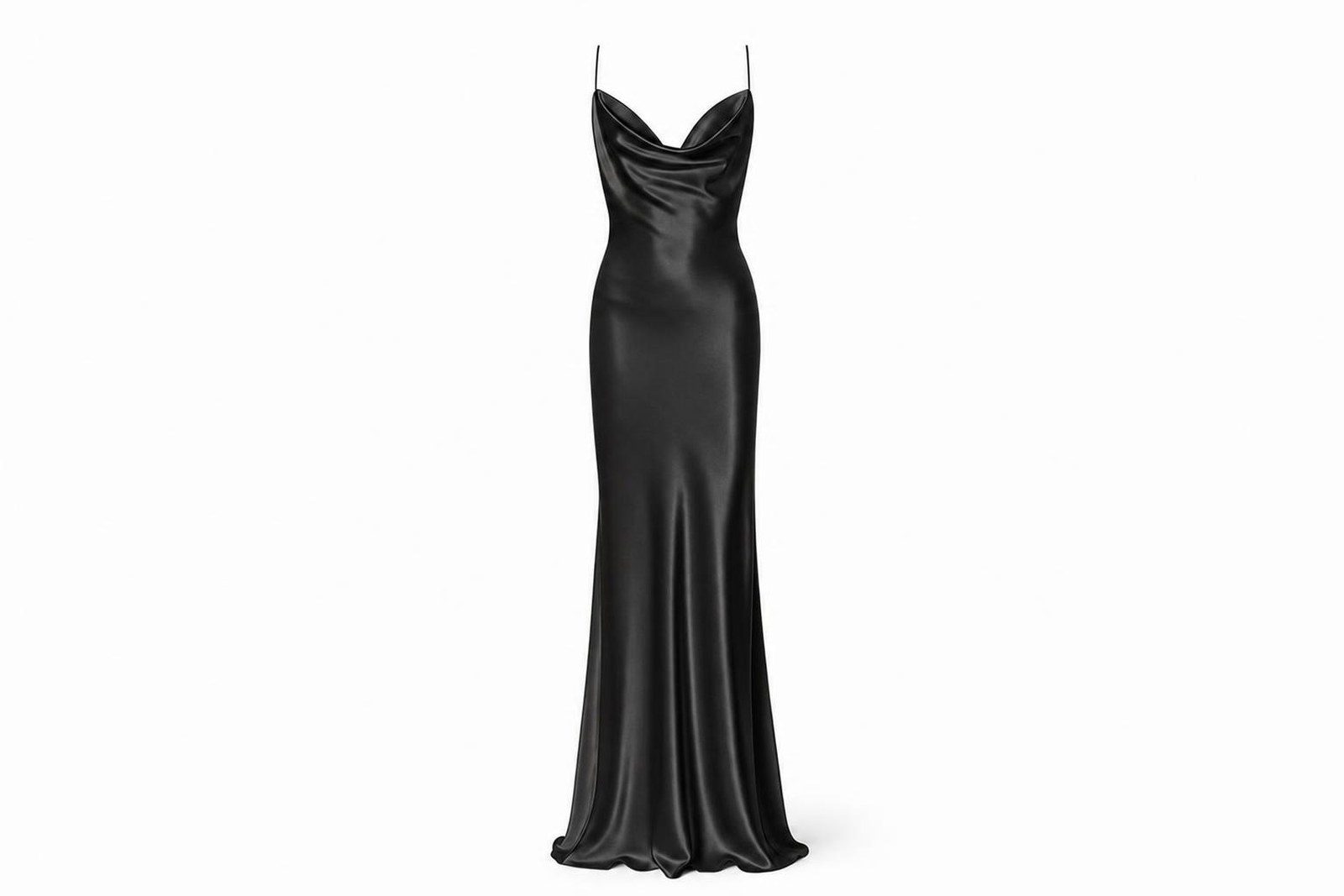 The dress in black