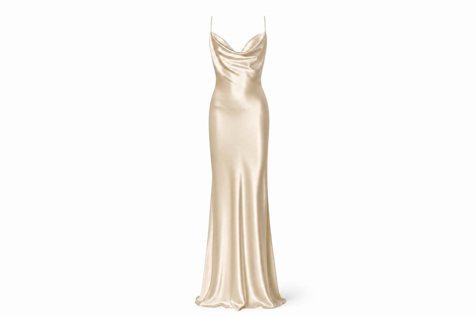 The dress in champagne