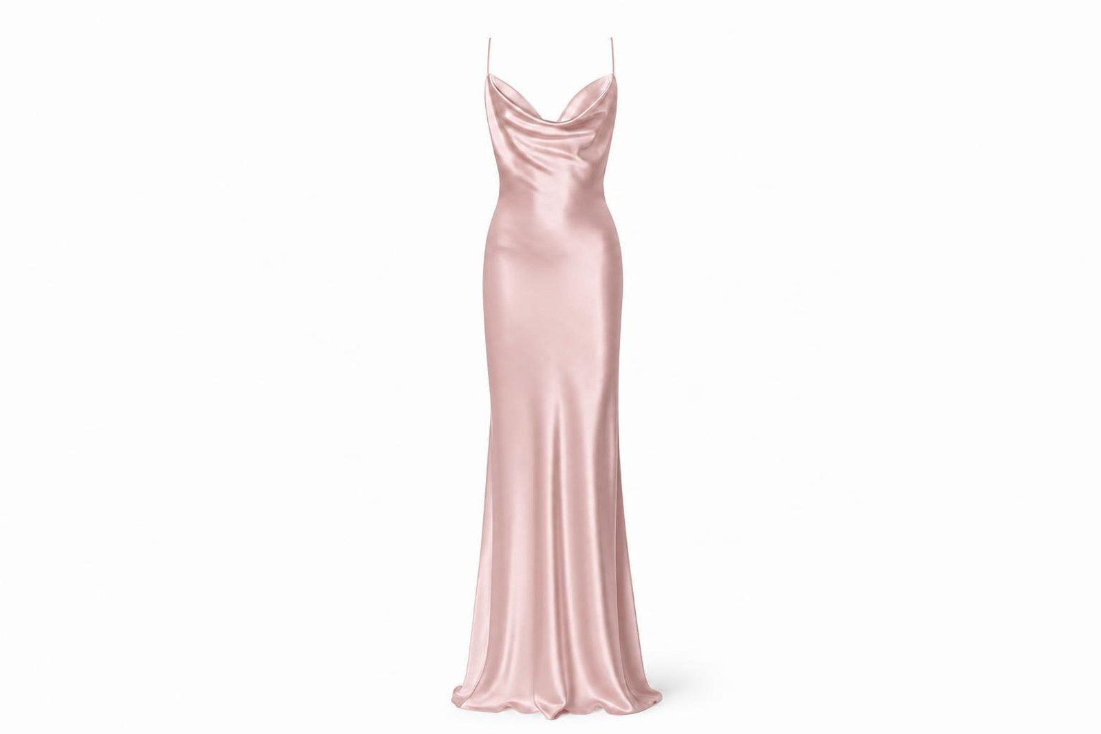 The dress in dusty rose