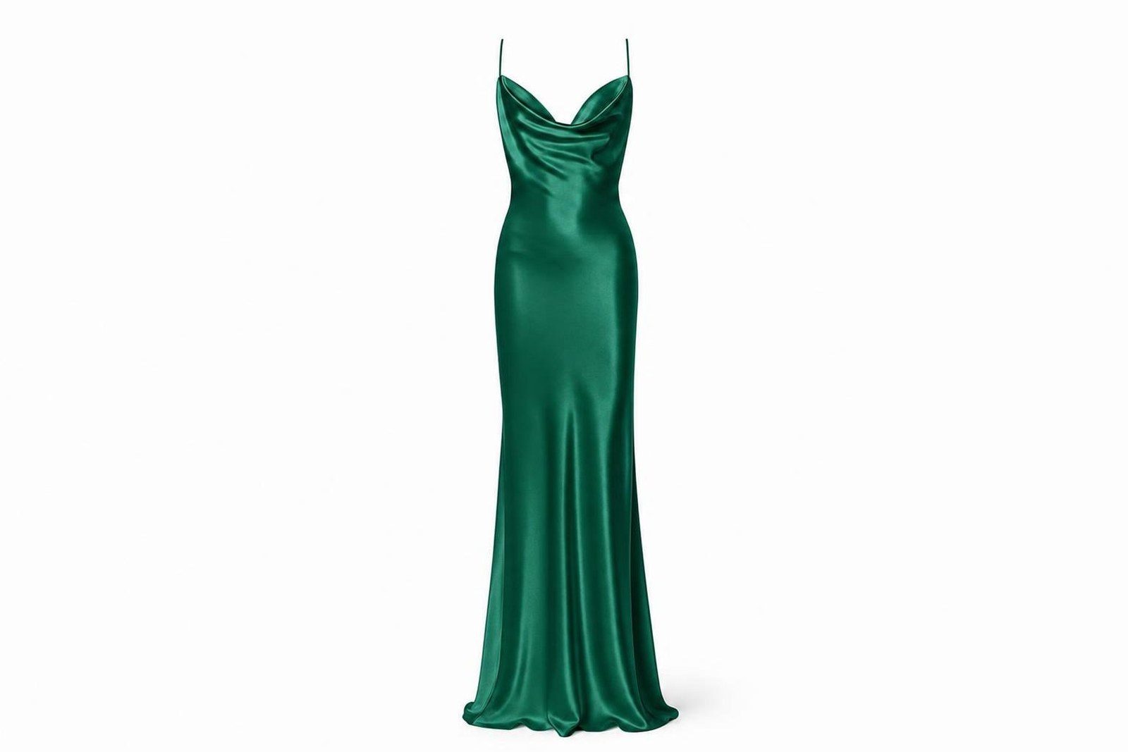 The dress in emerald